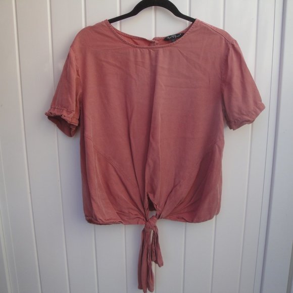 Anthropologie Velvet Heart Women's Top Small Desert Color Distressed Looking - Picture 1 of 3